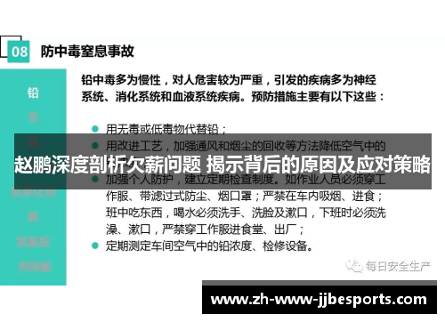 赵鹏深度剖析欠薪问题 揭示背后的原因及应对策略