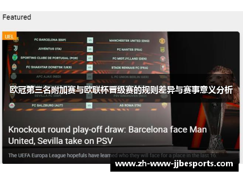 欧冠第三名附加赛与欧联杯晋级赛的规则差异与赛事意义分析